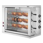 GGM Gastro | Kippengrill op gas - 19,4kW - met 3 spiesen |, Verzenden