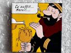Beeldje - Tintin - Figurine Pixi - Plaque émaillée, Nieuw