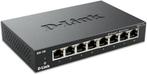 D-Link DGS-108 - Netwerkswitch - Unmanaged - 8 Poorten, Computers en Software, Netwerk switches, Verzenden, Nieuw