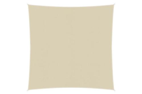 Schaduwdoek 4 x 4m | Vierkant - Waterresistent | Zandkleur, Tuin en Terras, Schaduwdoeken, Ophalen of Verzenden