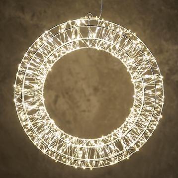 Kerstkrans met 720 ledlichtjes - Ø 50 cm | warm-wit beschikbaar voor biedingen