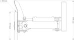 Hydraulische rubberschuif 1.50- 3.00m, Zakelijke goederen, Agrarisch | Werktuigen, Verzenden