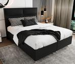 Boxspring Block Deluxe Zwart - diverse maten, Huis en Inrichting, Slaapkamer | Boxsprings, Verzenden, Nieuw, Tweepersoons