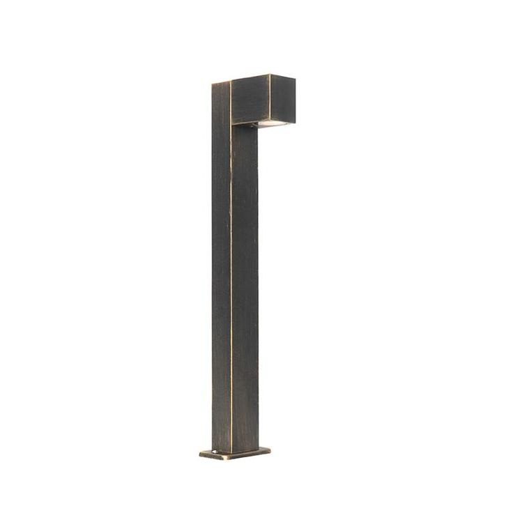 Industriële staande buitenlamp antiek goud 65 cm IP44 -, Tuin en Terras, Buitenverlichting, Nieuw, Minder dan 50 watt