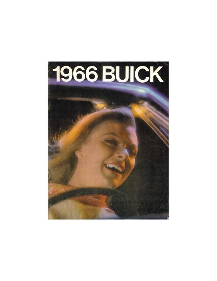 1966 BUICK PROGRAMMA BROCHURE ENGELS (USA), Boeken, Auto's | Folders en Tijdschriften
