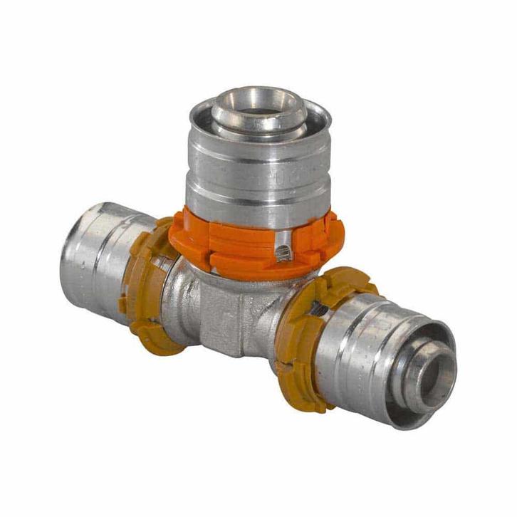 Uponor MLC perskoppeling T stuk 16 x 20 x 16, Doe-het-zelf en Verbouw, Buizen en Afvoer, Ophalen of Verzenden