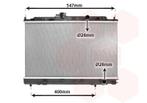 RADIATOR VOOR HONDA CIVIC HB EC/ED/EE 1987-1991 19010PM3003, Ophalen of Verzenden, Nieuw