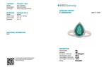 Trouwring - 14 karaat Geel goud - 1.81ct. tw. Smaragd -