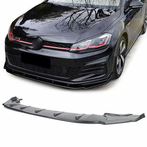 Frontspoiler Cup Carbon Look Volkswagen Golf 7 RL216, Auto-onderdelen, Carrosserie en Plaatwerk, Nieuw, Volkswagen, Voor