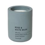 Geurkaars Blomus Fraga Flinstone Roos & White Musk Grijs, Ophalen of Verzenden, Nieuw