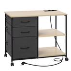 Mobiele Kantoorkast met USB en Stopcontact – 80x40x66 cm, Verzenden, Nieuw in verpakking