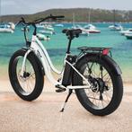 NNEMB Electric Fat Tyre Cruiser Bike, with Throttle,, Verzenden, Nieuw