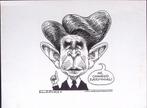 Pentekening Amerika - Reagan Bush (lijst optie, Tekeningen), Verzenden