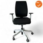 Giroflex Bureaustoel - 68-7509 - Zwart - Zilvergrijs voet..., Werkplek, Ophalen of Verzenden, Gebruikt, Stoel
