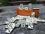 English Victorian antique and ebony domino - Spelstuk, Antiek en Kunst