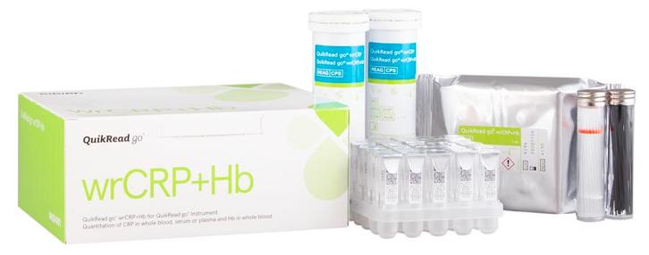 QuikRead go wrCRP+Hb met vergrote meetrange CRP 5-200 mg/l, Diversen, Verpleegmiddelen, Nieuw, Verzenden