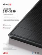 Longi All-Black 365WP zonnepanelen uit voorraad leverbaar., Nieuw, Paneel, Ophalen of Verzenden, 200 wattpiek of meer