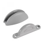 Deurvanger Plopp 2-delig Grijs, Ophalen of Verzenden, Nieuw