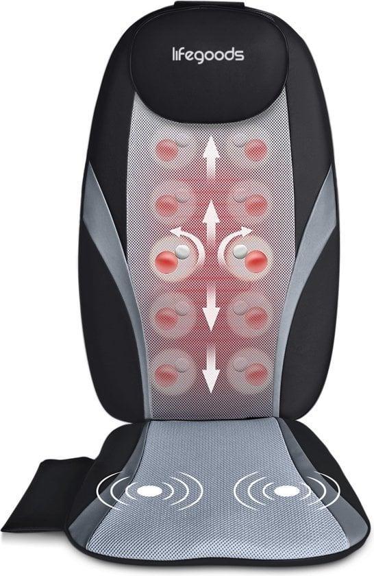 2dekans | Auronic Shiatsu Massagekussen - Massagestoel -, Sport en Fitness, Massageproducten, Zo goed als nieuw, Ophalen of Verzenden