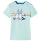 vidaXL Kindershirt 92 lichtmint, Verzenden, Nieuw