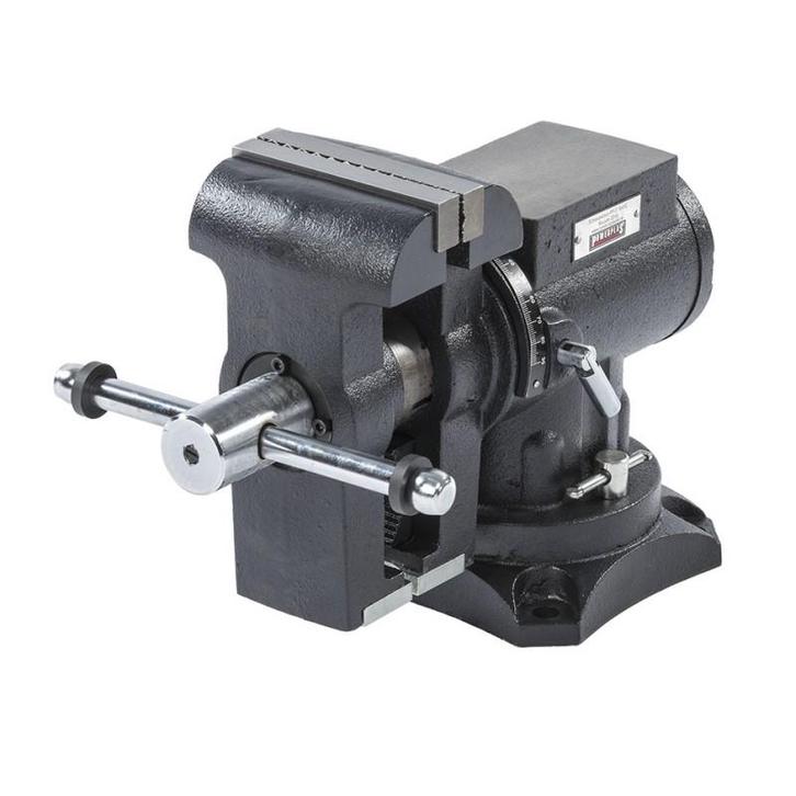 Multifunctionele bankschroef 125 mm. draaibare uitvoering, Doe-het-zelf en Verbouw, Werkbanken, Ophalen of Verzenden