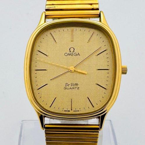 Omega - De Ville Quartz Patterned Dial - Zonder Minimumprijs, Sieraden, Tassen en Uiterlijk, Horloges | Heren