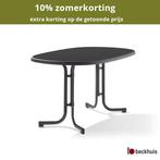 Sieger Boulevard klaptafels staalbuis/Mecalit Pro 70 cm tot, Ophalen of Verzenden, Nieuw, Kunststof