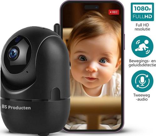 Babyfoon met Camera en App - WiFi - FULL HD - Baby Monitor -, Computers en Software, Monitoren, Zo goed als nieuw, Ophalen of Verzenden