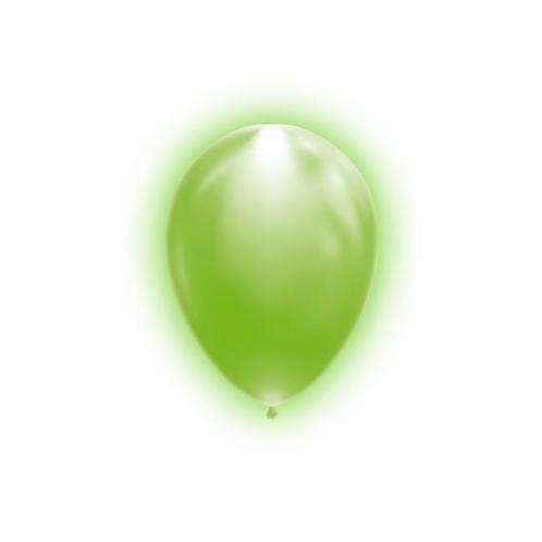 Groene Led Ballonnen 26cm 5st, Hobby en Vrije tijd, Feestartikelen, Nieuw, Verzenden