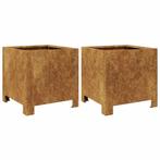 Plantenbakken Staal 30cm - Retourdeal - Budget Tuinieren, Tuin en Terras, Bloembakken en Plantenbakken, Minder dan 30 cm, Minder dan 60 cm