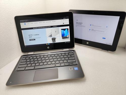 HP x360 G2 EE Chromebook 11.6 Touchscreen | Intel Celeron, Computers en Software, Chromebooks, 12 inch, 32 GB of minder, Touchscreen