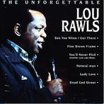 cd - Lou Rawls - The Unforgettable Lou Rawls, Cd's en Dvd's, Cd's | Overige Cd's, Verzenden, Zo goed als nieuw