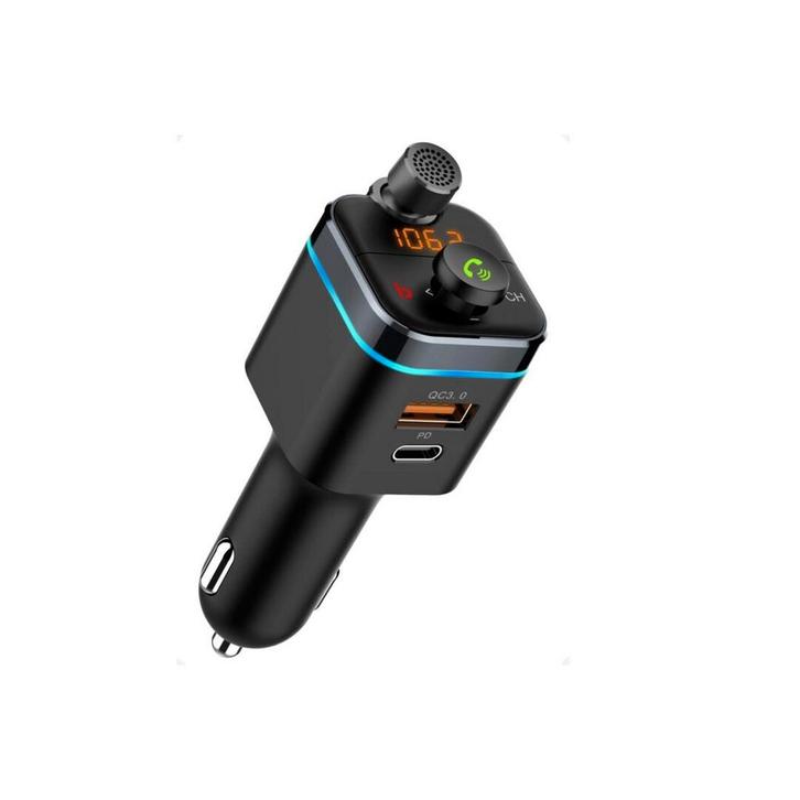 2dekans | iSetchi Bluetooth FM Transmitter - Quick Charge, Telecommunicatie, Mobiele telefoons | Telefoon-opladers, Zo goed als nieuw