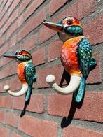 Decoratief ornament (2) - Set van twee ijsvogels