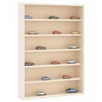 vidaXL Houten verzamelvitrine met 6 planken 40x8,5x55 cm, Huis en Inrichting, Woonaccessoires | Wandplanken en Boekenplanken, Verzenden