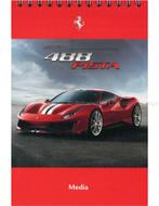 2018 FERRARI 488 PISTA MEDIA BROCHURE ENGELS, Boeken, Auto's | Folders en Tijdschriften, Nieuw, Ferrari, Author