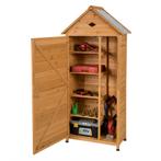 LIVSK Opbergschuur van Dennenhout - Afsluitbaar met 5 Planke, Verzenden, Nieuw