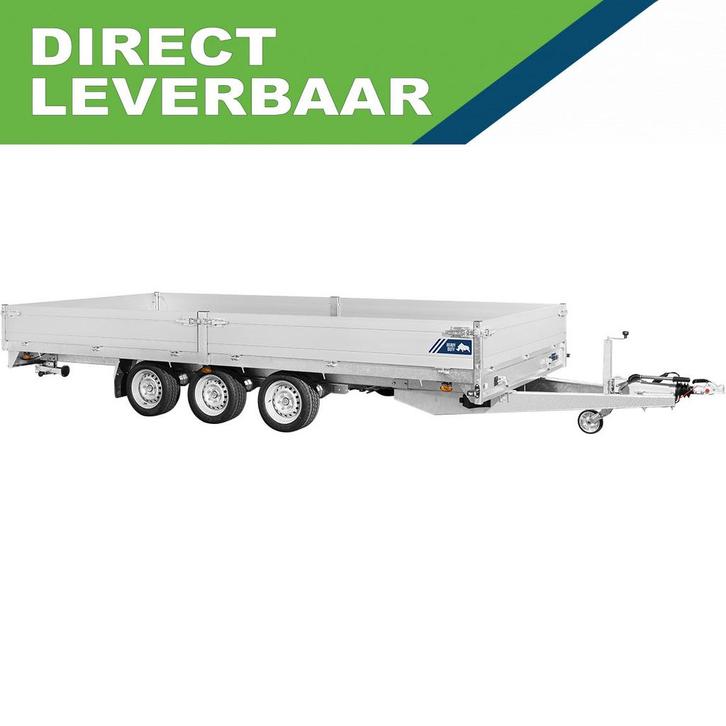 Aanhanger Saris Plateauwagen PL 506 204 3500 3 HD 3500kg, Auto diversen, Aanhangers en Bagagewagens, Ophalen of Verzenden