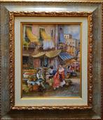 Salvatore Montella (1949) - Mercatino napoletano, Antiek en Kunst