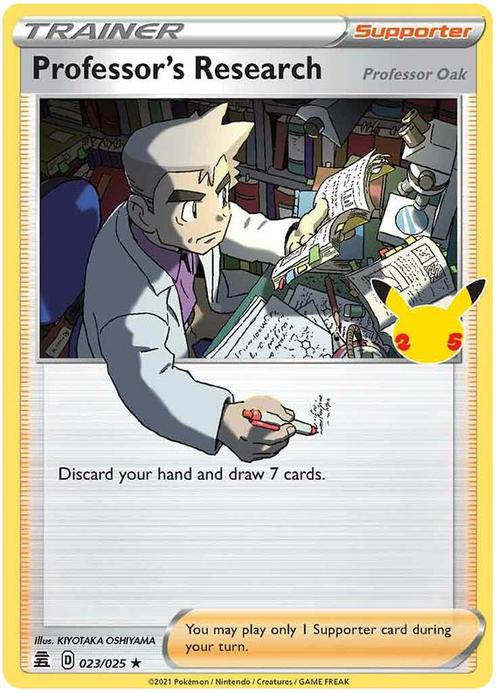 Professors Research 023/025 celebrations, Hobby en Vrije tijd, Verzamelkaartspellen | Pokémon, Losse kaart, Nieuw, Foil, Ophalen of Verzenden