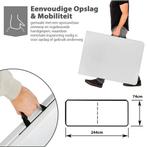 MaxxGarden Vouwtafel - Tuintafel - 244x74x74 cm - Wit, Verzenden, Nieuw