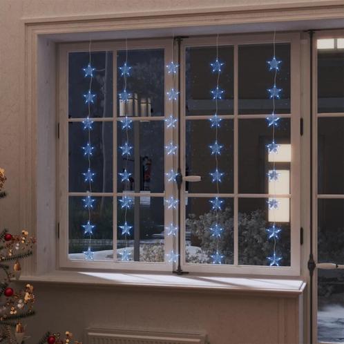 vidaXL Lichtsnoergordijn sterren met 200 LEDs en 8 functies, Diversen, Kerst, Nieuw, Verzenden