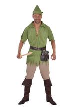Robin Hood kostuum man 5-delig groen, Hobby en Vrije tijd, Nieuw, Ophalen of Verzenden