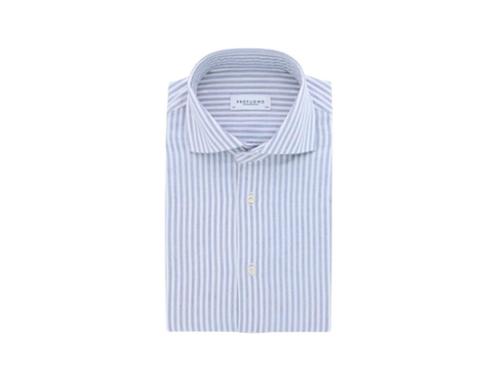 PROFUOMO HEMD BLAUW STREEP Maat 27/31, Huis en Inrichting, Woonaccessoires | Overige, Nieuw, Verzenden