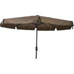 Libra parasol met volant taupe 3.5 m, Ophalen of Verzenden, Nieuw