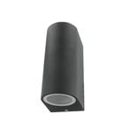 Wandlamp LED 2x5Watt ZWART 230Volt IP44 dimbaar, Tuin en Terras, Buitenverlichting, Ophalen of Verzenden, Nieuw