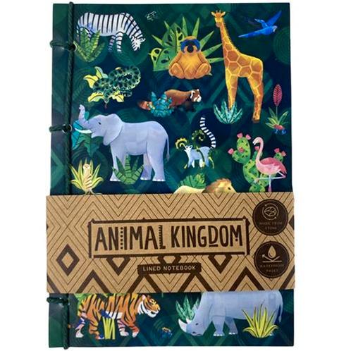 Notitieboek Animal Kingdom - A5 STEENPAPIER - Gelinieerd NIE, Diversen, Schrijfwaren, Nieuw, Ophalen of Verzenden