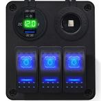 ProRide Schakelpaneel 12V voor Auto/Boot - USB Lader met, Verzenden, Nieuw