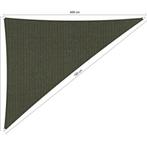 Premium schaduwdoek 5x6x7.8m driehoek waterdoorlatend De..., Nieuw