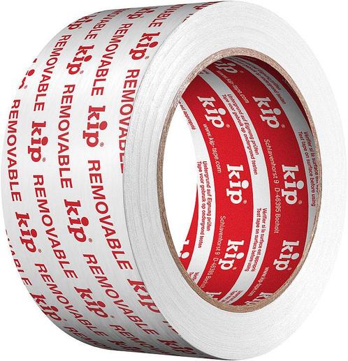 Kip 362-55 Stucloper removable tape 50mm 33 meter lang per r, Doe-het-zelf en Verbouw, Schildersmaterialen, Nieuw, Ophalen of Verzenden